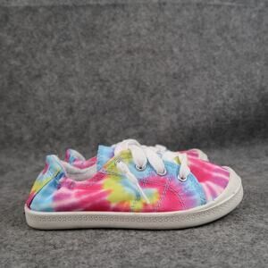 Wonder Nation Shoes Kids Toddler 11 Sneakers Casual Slip On Stretch Tie Dye Flat